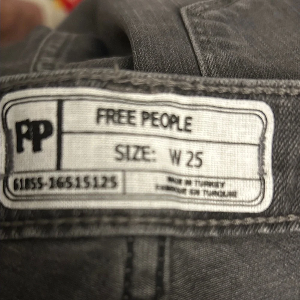 Free People Slim Fit Raw Edge Flare Jeans NWT - Picture 3 of 4